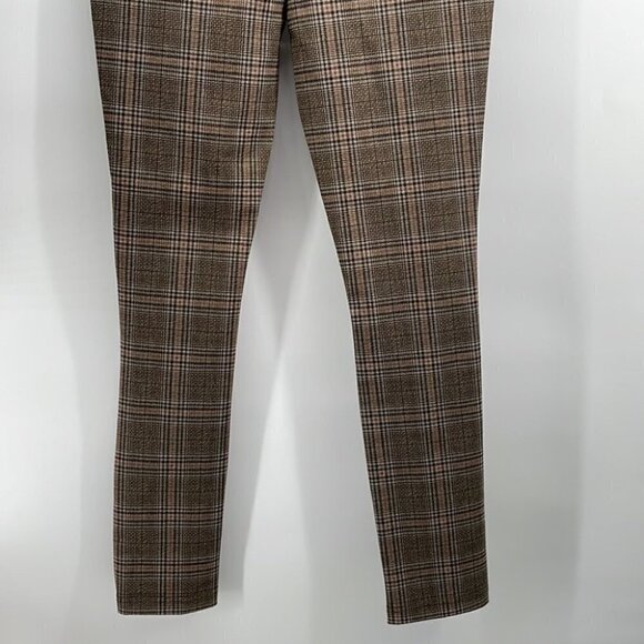 Avec les filles fall plaid trouser pants neutral Color’s fall vibe sz xs - Picture 10 of 10